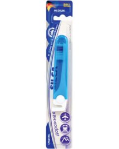 Buy Toothbrush Silcamed 'Road', medium hardness, assorted colors  | Online Pharmacy | https://buy-pharm.com