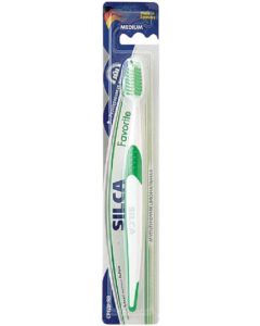 Buy Silcamed Toothbrush 'Favorite', medium hardness, color in assortment | Online Pharmacy | https://buy-pharm.com