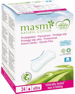 Buy Natural daily pads Masmi Natural Cotton, ultra-thin 24 pcs | Online Pharmacy | https://buy-pharm.com