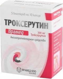 Buy Troxerutin Vramed caps. 300mg # 50 | Online Pharmacy | https://buy-pharm.com