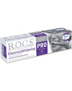 Buy ROCS PRO Electro & Whitening Mild Mint Toothpaste, 135 g | Online Pharmacy | https://buy-pharm.com