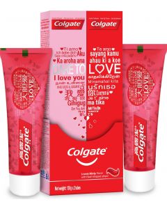 Buy Colgate Dare to Love toothpaste with hearts, 2 x 130 g | Online Pharmacy | https://buy-pharm.com