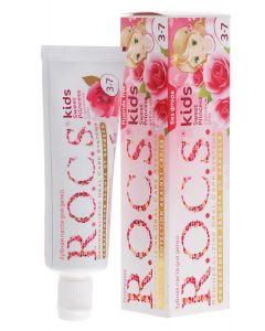 Buy ROCS Children's toothpaste with rose scent from 3 to 7 years old 35 ml | Online Pharmacy | https://buy-pharm.com
