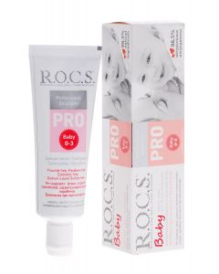 Buy ROCS Children's toothpaste Mineral protection and gentle care from 0 to 3 years 35 ml | Online Pharmacy | https://buy-pharm.com