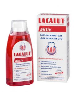 Buy LACALUT aktiv, mouthwash, 300 ml | Online Pharmacy | https://buy-pharm.com