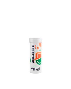 Buy Vitamin complex VITUS Antioxidant complex (AOK) + SELENIUM forte No. 10, lemon-orange. 18+ | Online Pharmacy | https://buy-pharm.com