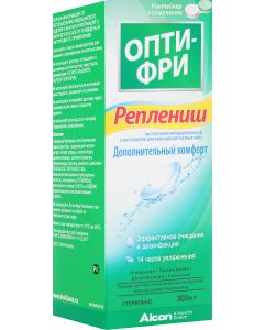 Buy Opti-Free Solution for contact lenses 'Replenish', with container, 300 ml | Online Pharmacy | https://buy-pharm.com