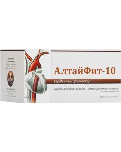 Buy AltaiFit-10 Alfit Plus A mixture of dry plant materials for the preparation of hot soft drinks, 40 g | Online Pharmacy | https://buy-pharm.com