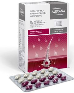 Buy Vitamin and Mineral Complex 'Alerana', 60 tablets | Online Pharmacy | https://buy-pharm.com
