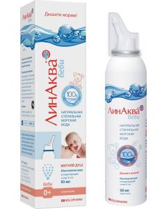 Buy Solopharm aerosol ' LinAqua baby '0.9% 50 ml. | Online Pharmacy | https://buy-pharm.com