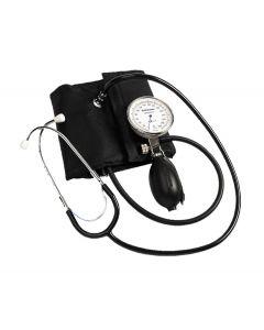 Buy Treat play Sanaphon mechanical tonometer with built-in stethoscope. The cuff is large. Black colour. | Online Pharmacy | https://buy-pharm.com
