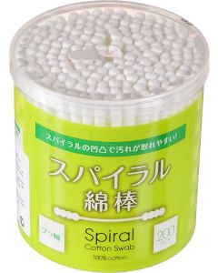 Buy Can Do cotton swabs, spiral, white, 200 pcs | Online Pharmacy | https://buy-pharm.com