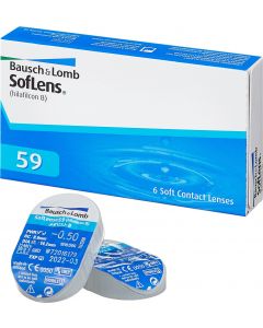 Buy Bausch + Lomb SofLens 59 Contact Lenses Monthly, -0.50 / 14.2 / 8.6, 6 pcs. | Online Pharmacy | https://buy-pharm.com