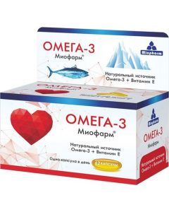 Buy BAA Miopharm Omega-3, 62 capsules | Online Pharmacy | https://buy-pharm.com